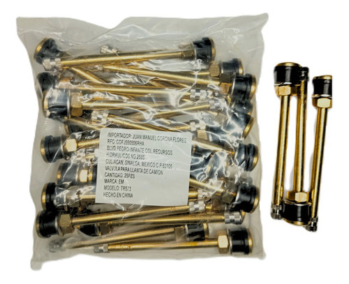 Válvula Tr573 (bolsa 25 Pz) Para Rin Camión 22.5 Y 24.5