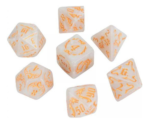 4 Juego De Dados Poliédricos De 7 Piezas, Juego De Dados
