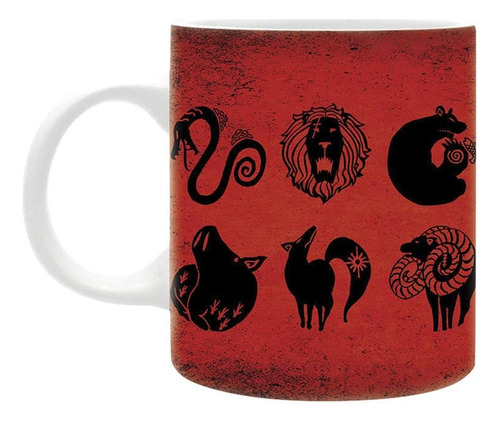 Abystyle Taza De Ceramica: Los Siete Pecados Capitales - Emb