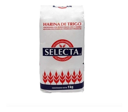 Harina De Trigo1kg Paquete De 10 Pzs Marca Selecta
