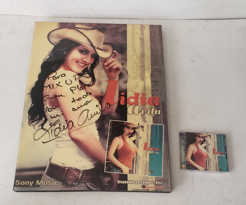 Disco Cd De Lidia Avila De Ov7 Con Poster Firmado