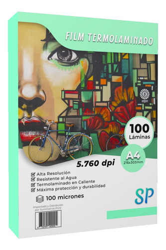 Pack 100 Micas Laminas Termolaminadora Tamaño A4 