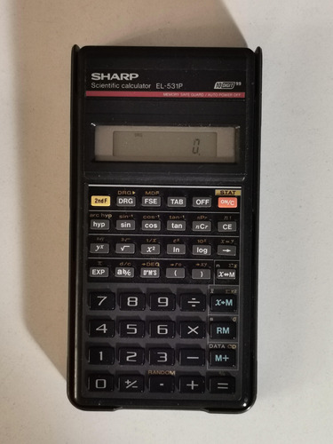 Calculadora Vintage Sharp El-531p, Del Año 1995