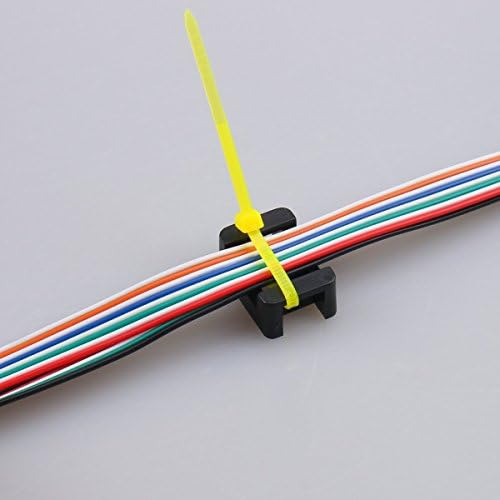 Sillín De Montaje Para Brida De Cables, 100 Unidades De Plás