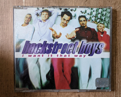 Cd Backstreet Boys Single I Want It That Way Original 