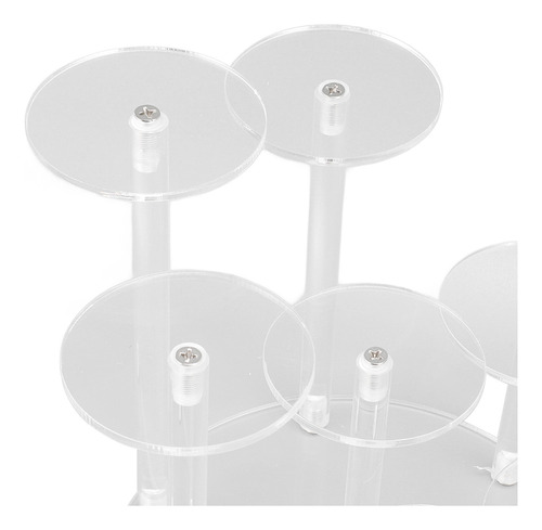 Soporte Para Magdalenas De Acrílico Redondo De 7 Niveles