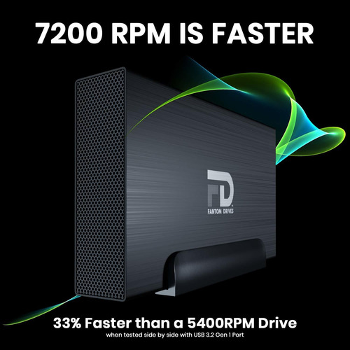 Imagen 5 de 6 de Disco Duro Externo Fantom Drives De 6tb 7200rpm - Usb 3.2 Ge