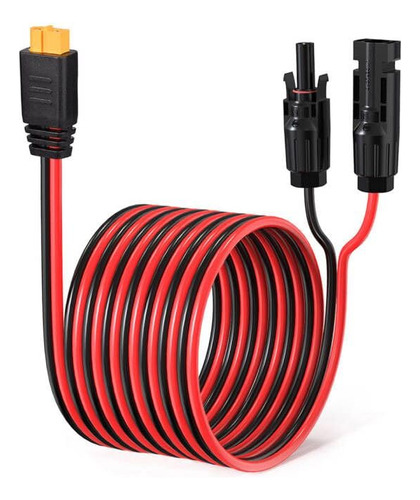 Elfculb Cable De Carga Solar 10awg A Xt60, Cable De Extensi.