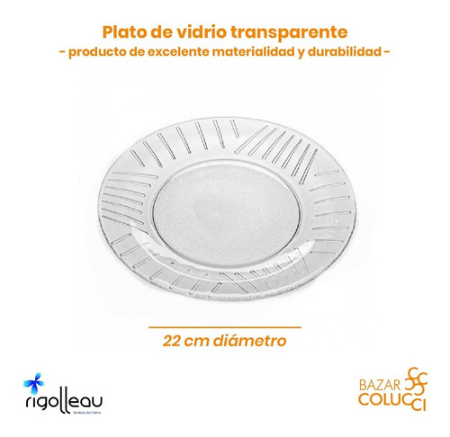 X12 Plato Hondo Tilcara Flint, Rigolleau - Bazar Colucci