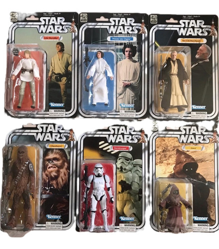Stormtrooper Luke Leia Star Wars Black Serie 40 Aniversario