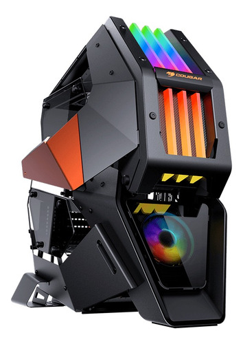 Armario Gamer, modelo Conquer 2, Ref.109CM10001-04 Cougar, color negro