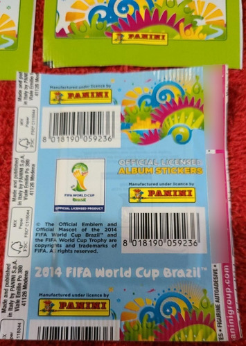 1 Envelope Copa 2014 Panini Made In Italy