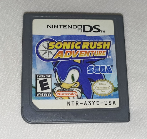 Sonic Rush Adventure Nintendo Ds Original