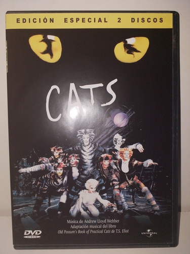Cats Dvd Doble Edición Especial Andrew Lloyd Webber Broadway