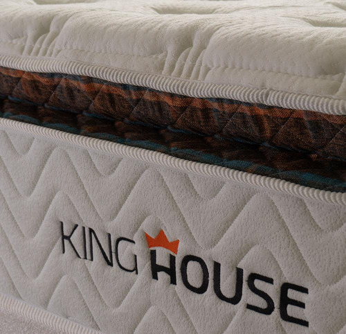 Cama Box Baú New York Branco 138x188x80 C/ Molas Ensacadas