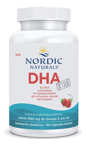 New Dha Xtra - Nordic Naturals - Epa Y Dha Sabor Fresa
