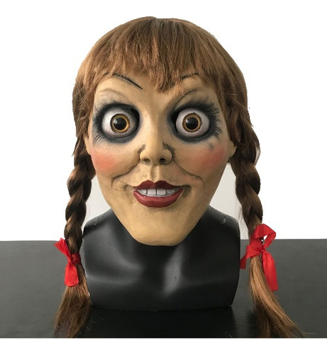 Mascara De Halloween De Terror Latex Para Anabelle Muñeca