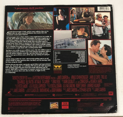 Imagen 2 de 4 de True Lies - Laser Disc - Arnold Schwarzenegger James Cameron