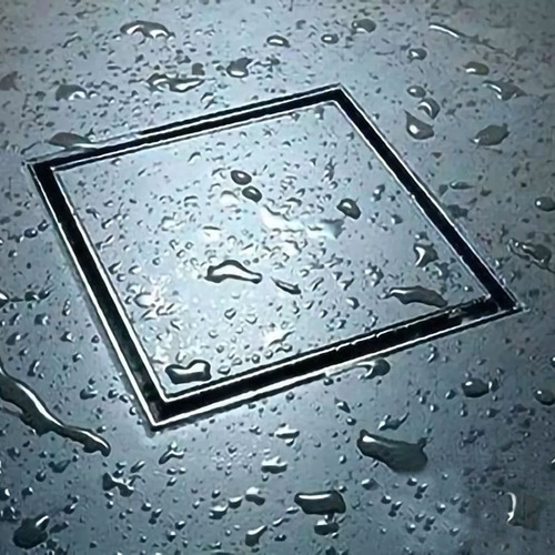 Ralo Metal Inox Invisível Oculto 10x10cm Kelter Não É Pvc