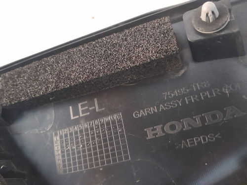 Acabamento Retrovisor Paralama Ld Esquer Honda Civic 2012-15 Preto