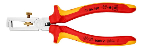 Alicate Pelacables Aislado De 6'' 1000v (1106160) Knipex