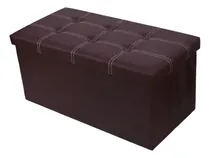 Comprar Banqueta Baul Puff Baul Negro 76x38 Organizador Puff Sillo