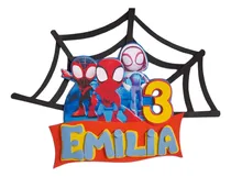 Comprar Topper Para Torta Spidey Y Sus Amigos Adorno Torta Spidey