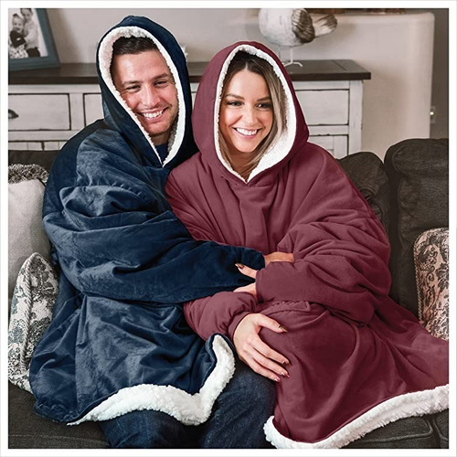 Hermoso Poleron Cherpa Reversible 2 En 1 Para Hombre Y Mujer