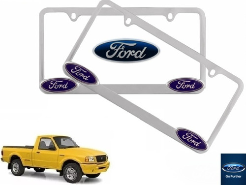 Par Portaplacas Ford Ranger 3.0l 2000 Original