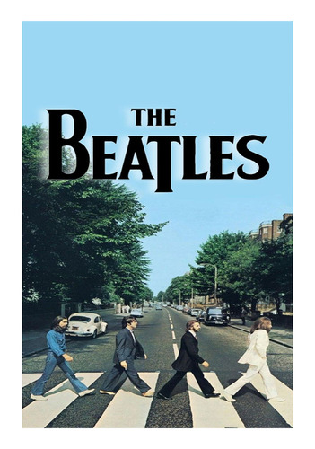 Póster Papel Fotográfico Abbey Road Beatles Rock Sala 80x120