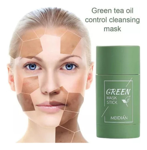 3 Pcs Blackhead And Pimple Remover Green Mask Stick