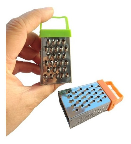 Imagen 3 de 5 de Mini Rallador De Nuez Moscada Jengibre Cítricos 4 Caras