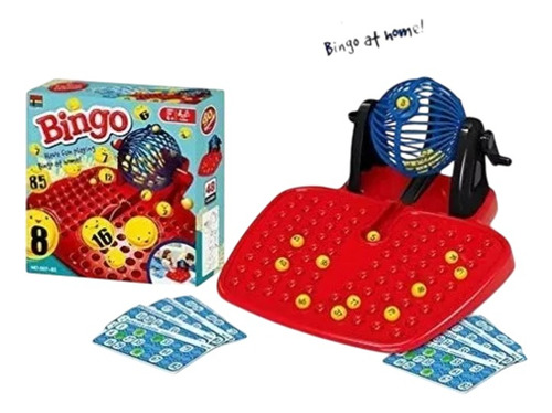 Juego De Mesa Tombola Bingo Lotería 90 Numero Y 48 Cartones