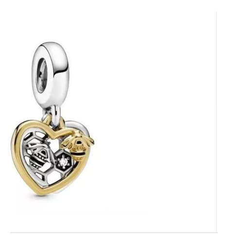 Pandora Charm Corazones Y Abejas Original Plata