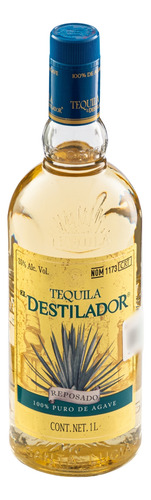 Tequila El Destilador Reposado 1000 Ml