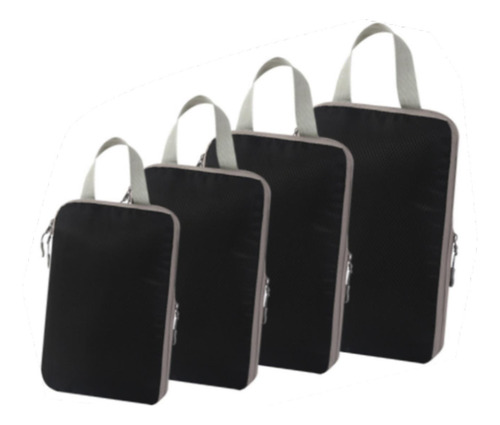 Conjunto De Bolsas De Almacenamiento Al Vacío, Negro