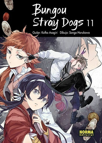 Manga-bungou Stray Dogs N°11- Kafka Asagiri- Norma Editorial