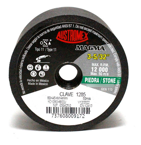 Copa Abrasiva Austromex 1285 Ar 3  M14 G120