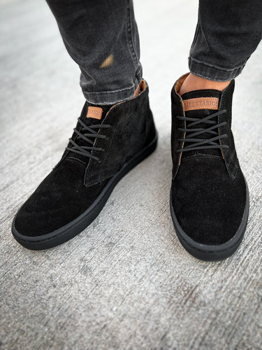 Botas Botitas De Cuero Gamuza Chavito De Hombre Libertarios