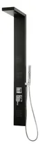 Comprar Columna Panel Ducha Negra Escocesa Hidromasajes Y Jets Acero