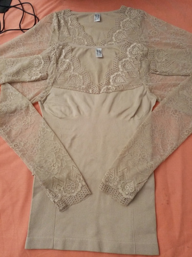 Lote 2 Camisetas Interiores Dama- Needfeel-super Elastizadas