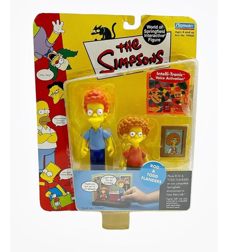 Los Simpsons Playmates 2002 Rod & Todd Flanders
