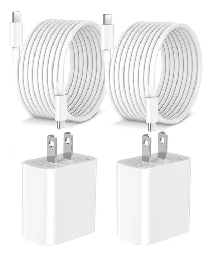  Cargador rápido para iPhone 15, cable de carga rápida de 10  pies, cargador rápido para iPad, cargador USB C y cable de carga USB C de  10 pies, para iPhone 15
