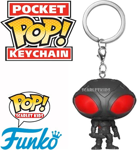 Funko Pop Llavero Black Manta Aquaman Original Scarlet Kids