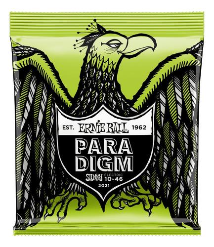 Encord. Ernie Ball Guitarra 010 Regular Slinky Paradigm 2021