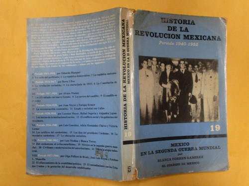 Blanca Torres Ramirez, Historia De La Revolucion Mexicana.