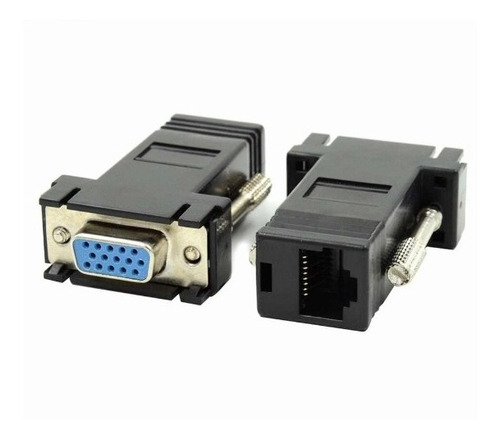 Adaptador Rj45 A Vga Para Alargue Por Utp A 20m