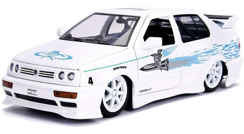 Volkswagen Jetta Escala 1:24 Rapido Y Furioso 1 ( Jesse) Color Blanco