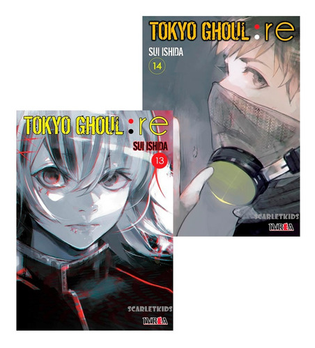 Imagen 1 de 6 de Manga Tokyo Ghoul Re 2 Tomos Elige Tu Tomo Sui Ishida Ivrea