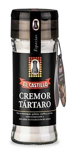 Cremor Tartaro 70grs En Especiero El Castillo Reposteria